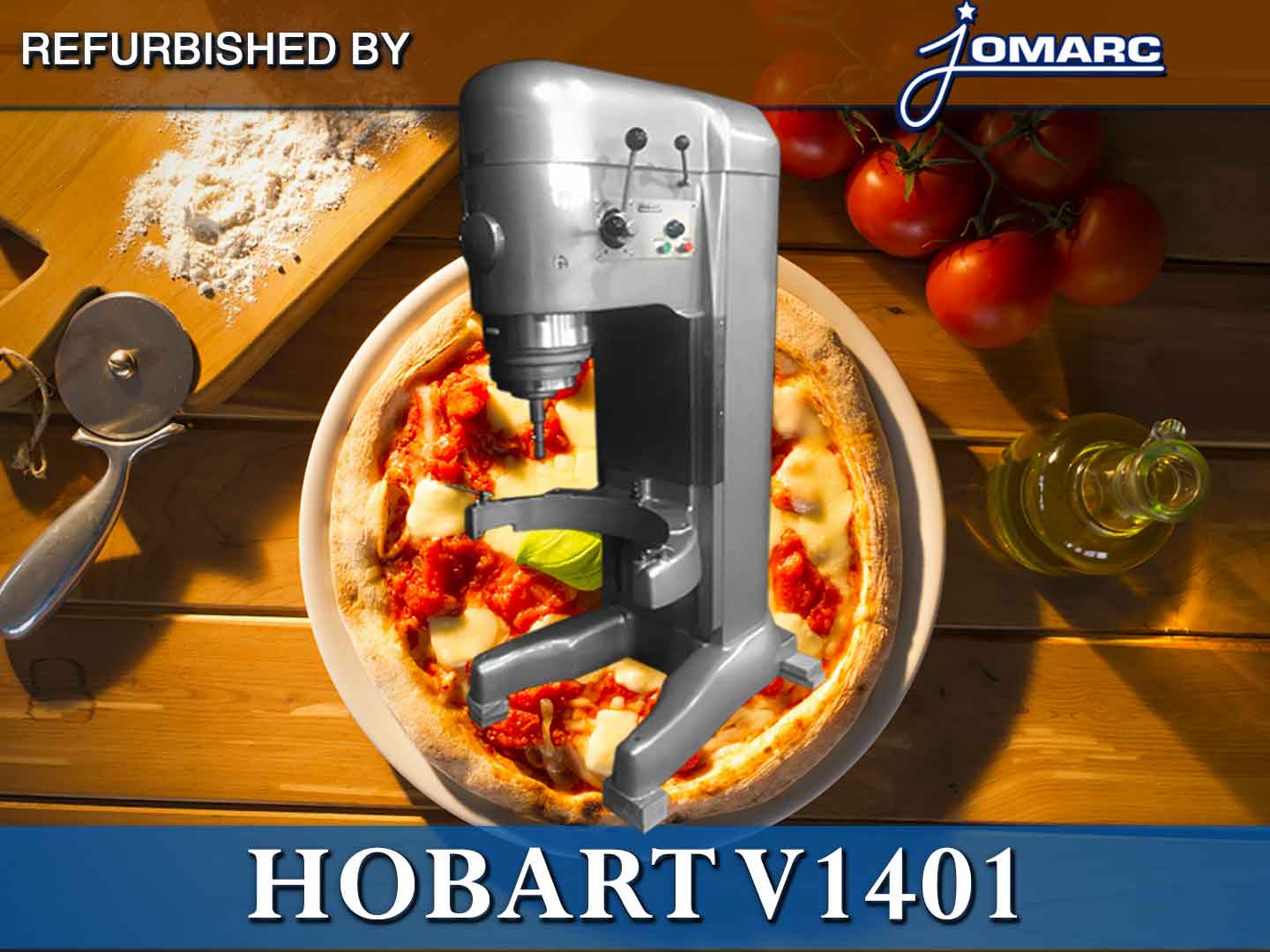 Hobart 140Qt Mixer Model V1401 - Rebuilt with Warranty! [3Phase]